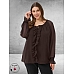 KAFFE CURVE Blouse Milanna Coffee